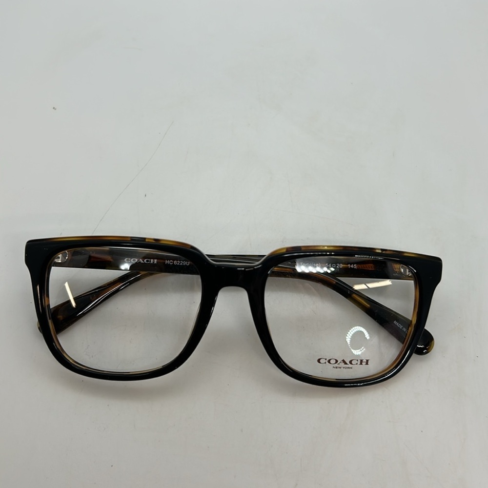 CoachHC6229 5799 Men Eyeglasses Frames RXable Black/Dark Tortoise Case NWT - Picture 10 of 10